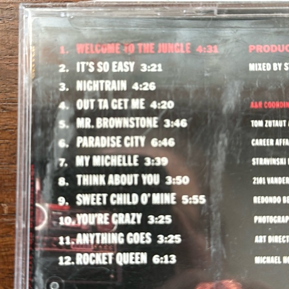 Guns n Roses Appetite for Destruction cd - Picture 4 of 6